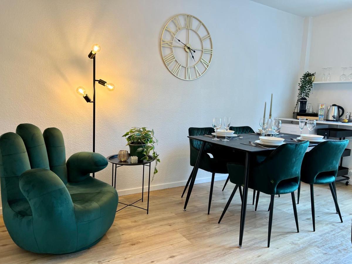 Design Apartment Mit Balkon - Kueche - Netflix Έσσεν Εξωτερικό φωτογραφία