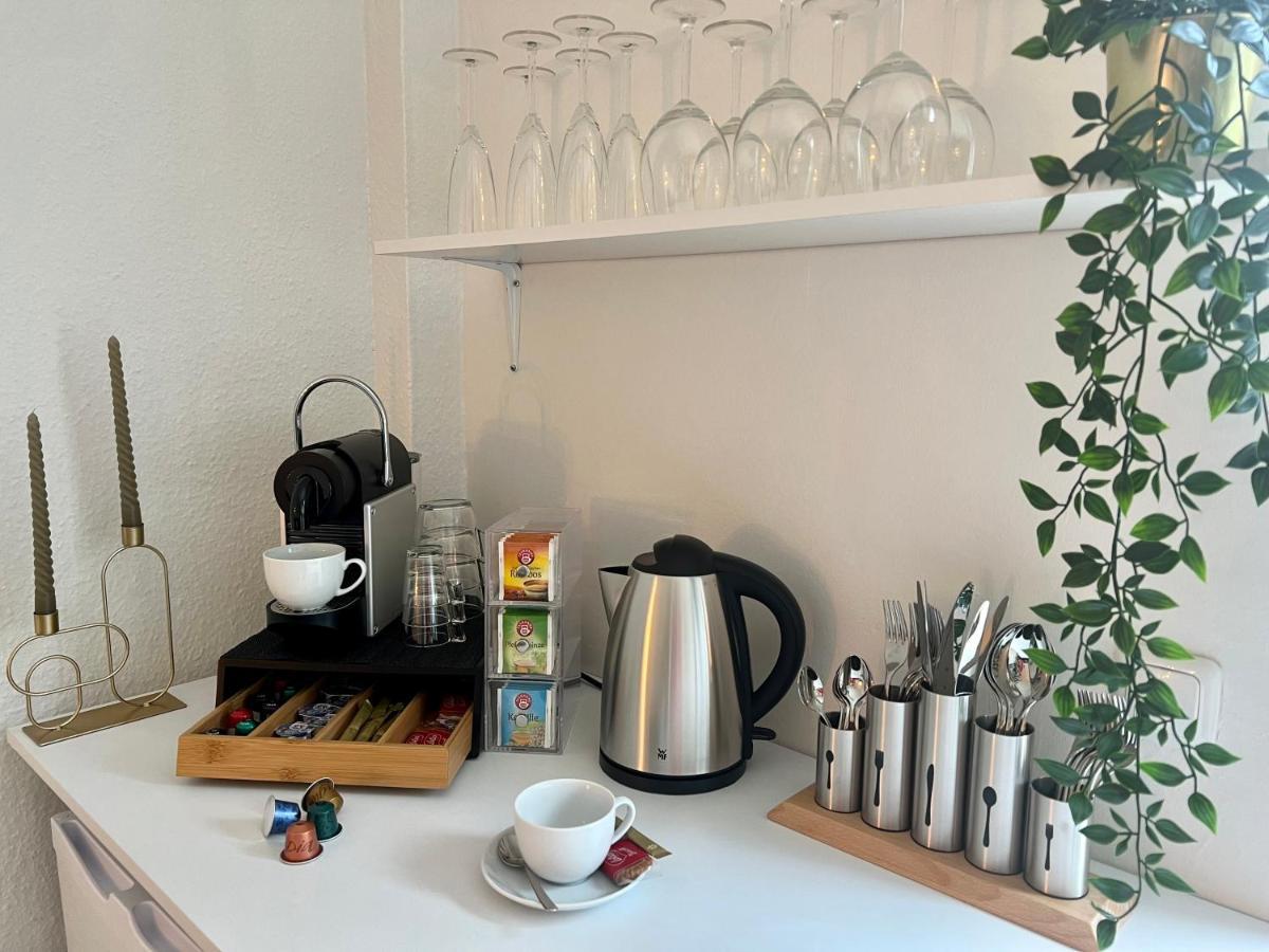 Design Apartment Mit Balkon - Kueche - Netflix Έσσεν Εξωτερικό φωτογραφία
