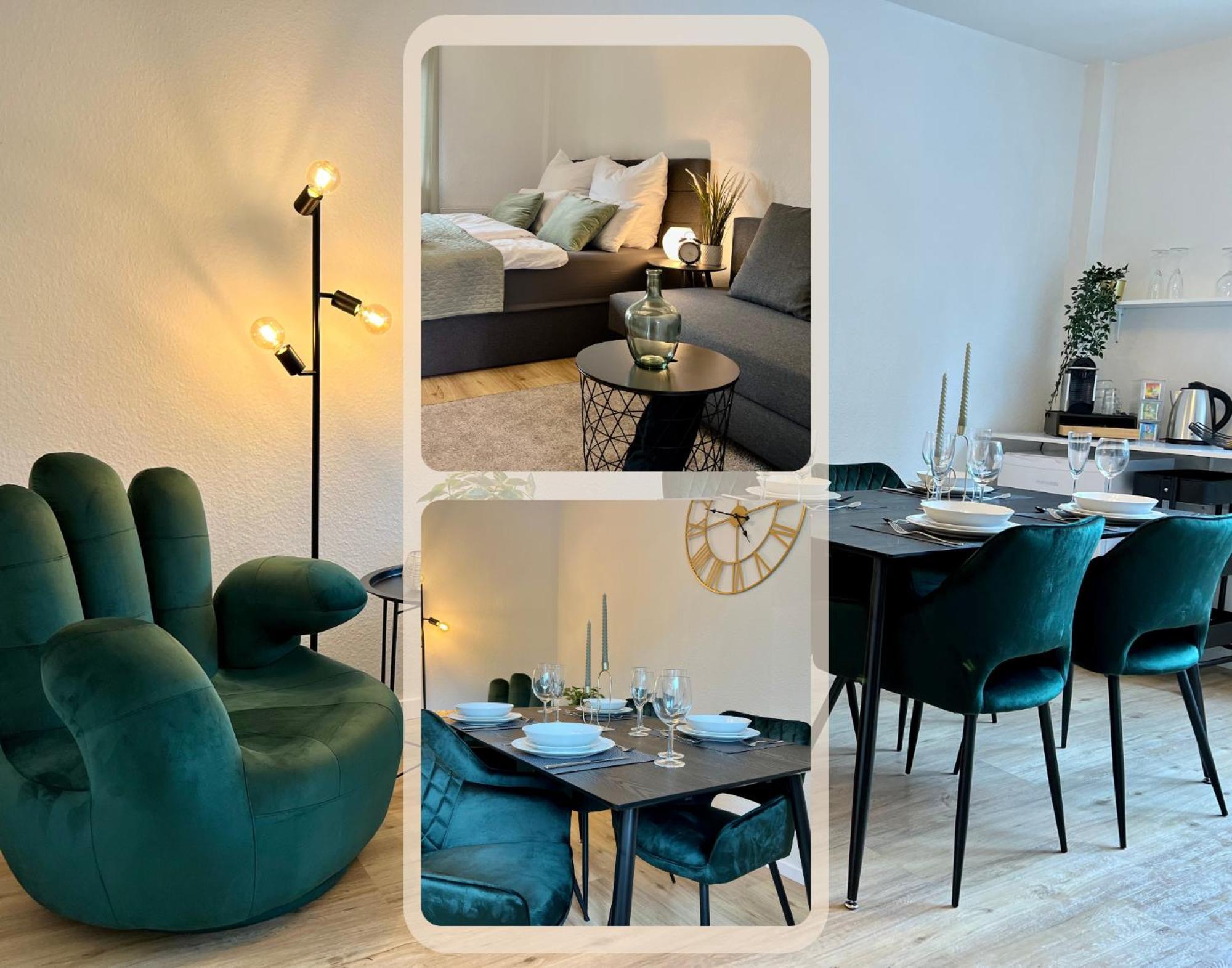 Design Apartment Mit Balkon - Kueche - Netflix Έσσεν Εξωτερικό φωτογραφία